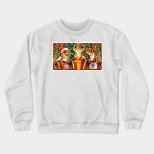 New Year dinosaurs Crewneck Sweatshirt